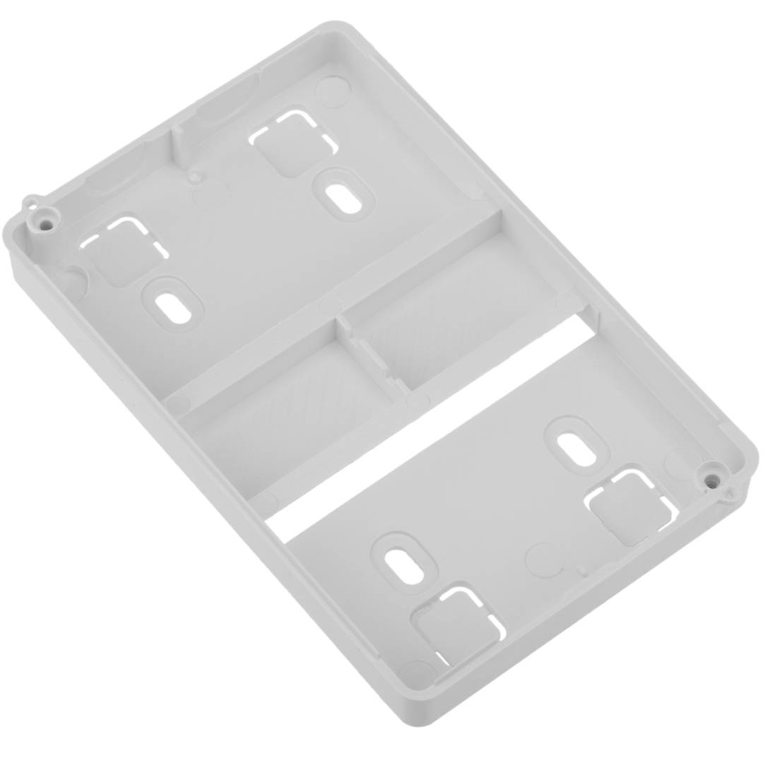 Scatola di superficie per automazione elettrica per 4 moduli in plastica ABS 18 mm