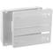 Electrical automation surface box for 8 modules of 18 mm ABS plastic