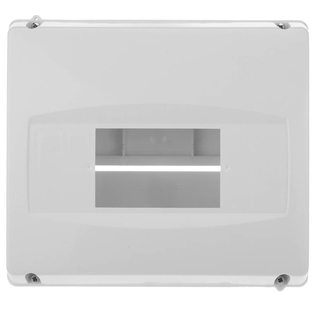 Electrical automation surface box for 8 modules of 18 mm ABS plastic