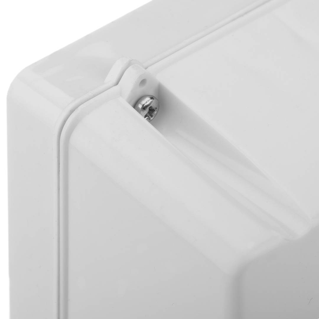 Electrical automation surface box for 8 modules of 18 mm ABS plastic