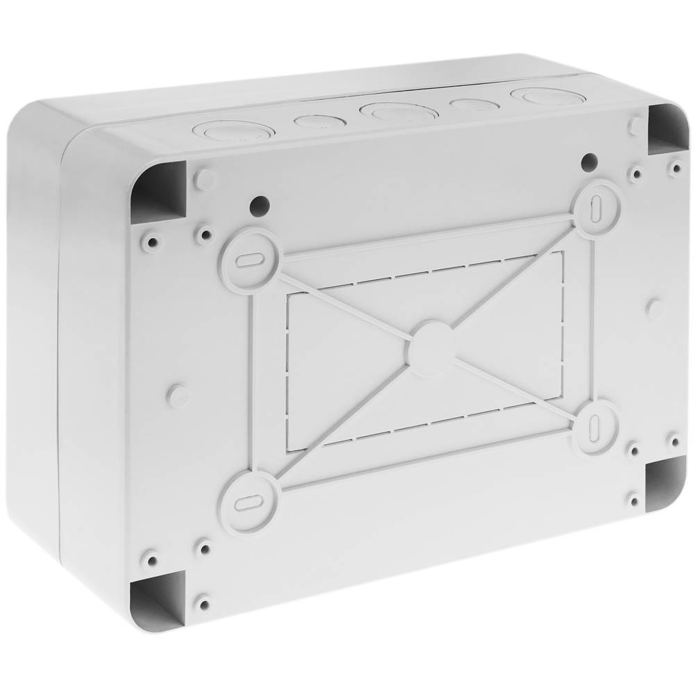 Scatola di superficie per automazione elettrica per 12 moduli in plastica ABS 18 mm