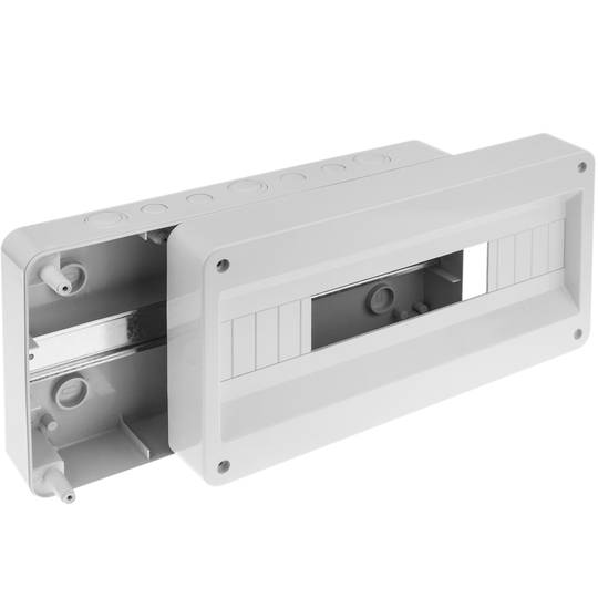 Puszka powierzchni automatyki elektrycznej na 18 modułów z tworzywa ABS 18 mm