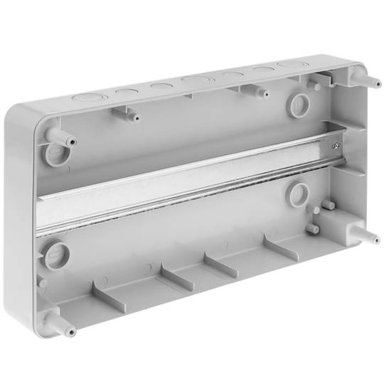 Puszka powierzchni automatyki elektrycznej na 18 modułów z tworzywa ABS 18 mm