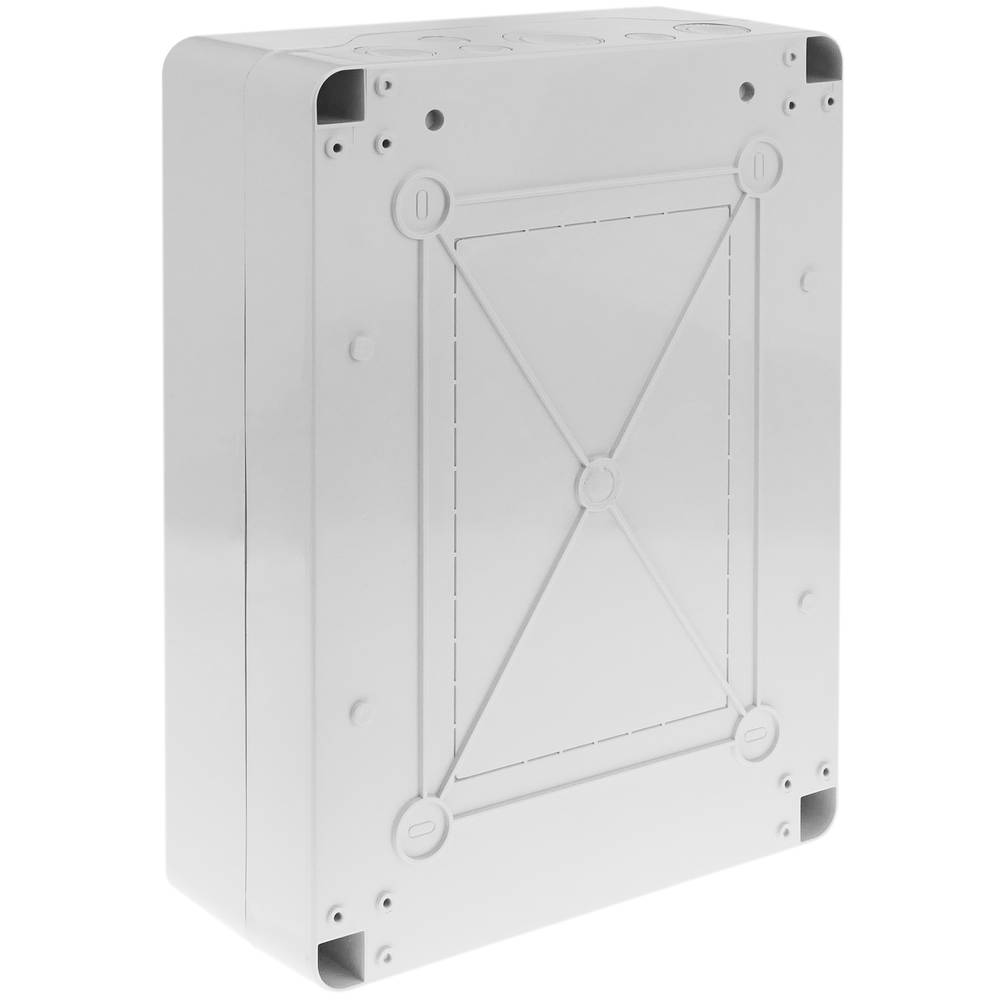 Caixa de superfície de automação elétrica para 24 módulos de plástico ABS de 18 mm