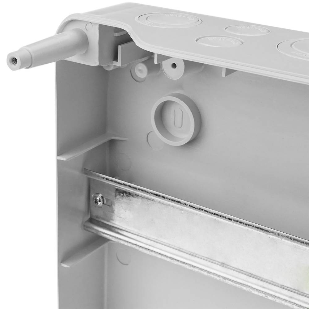 Caixa de superfície de automação elétrica para 24 módulos de plástico ABS de 18 mm