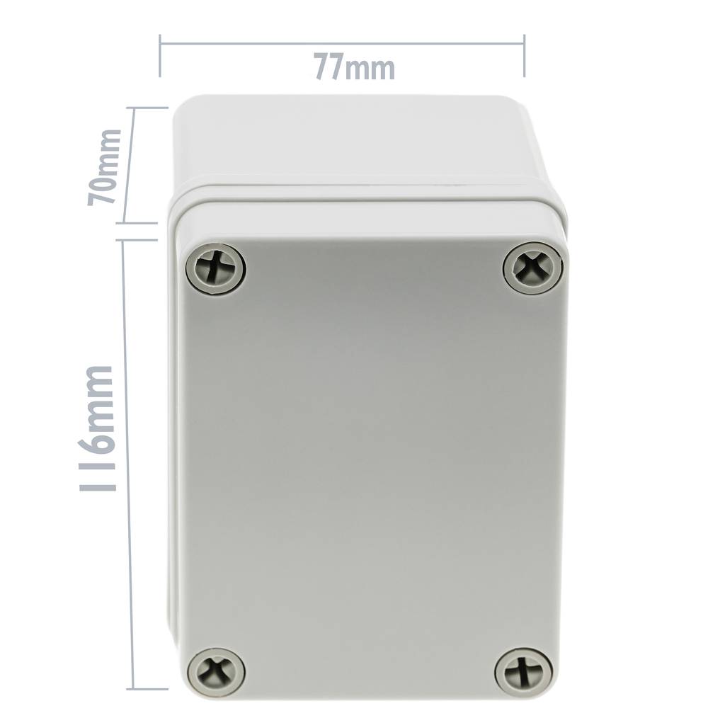 Scatola di giunzione elettrica Scatola di collegamento in plastica ABS impermeabile IP65 116x77x70mm