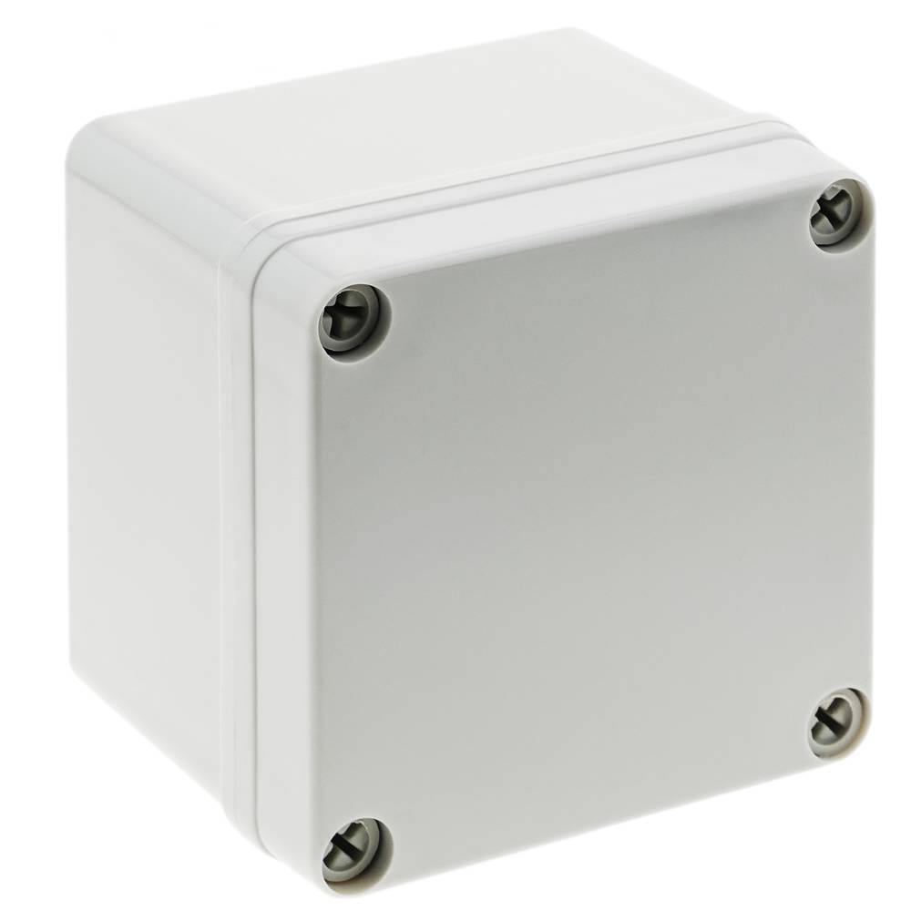 Boîte de jonction et dérivation électrique en plastique ABS étanche IP65 95x95x75mm