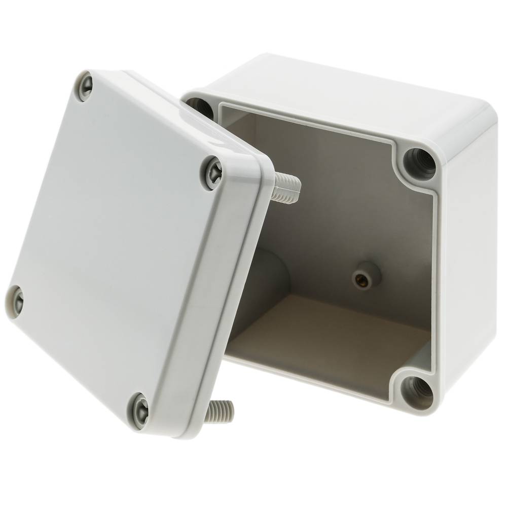 Boîte de jonction et dérivation électrique en plastique ABS étanche IP65 95x95x75mm
