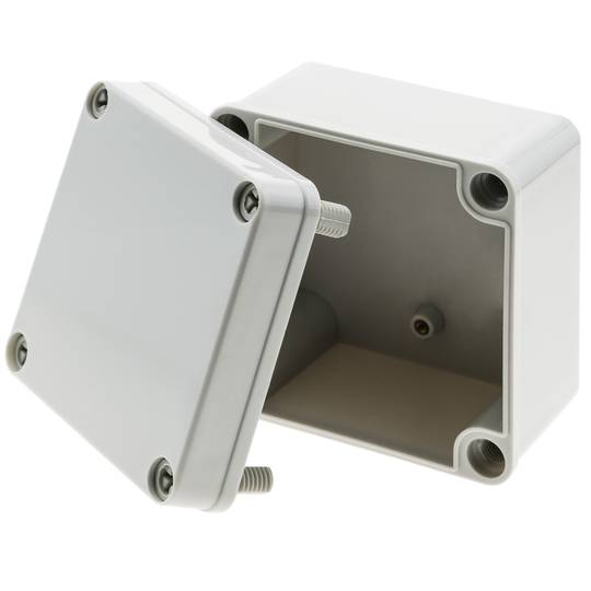 Boîte de jonction et dérivation électrique en plastique ABS étanche IP65 95x95x75mm