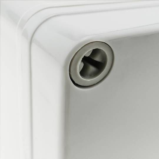 Boîte de jonction et dérivation électrique en plastique ABS étanche IP65 95x95x75mm