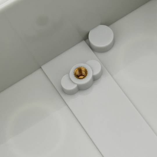 Boîte de jonction et dérivation électrique en plastique ABS étanche IP65 173x126x100mm