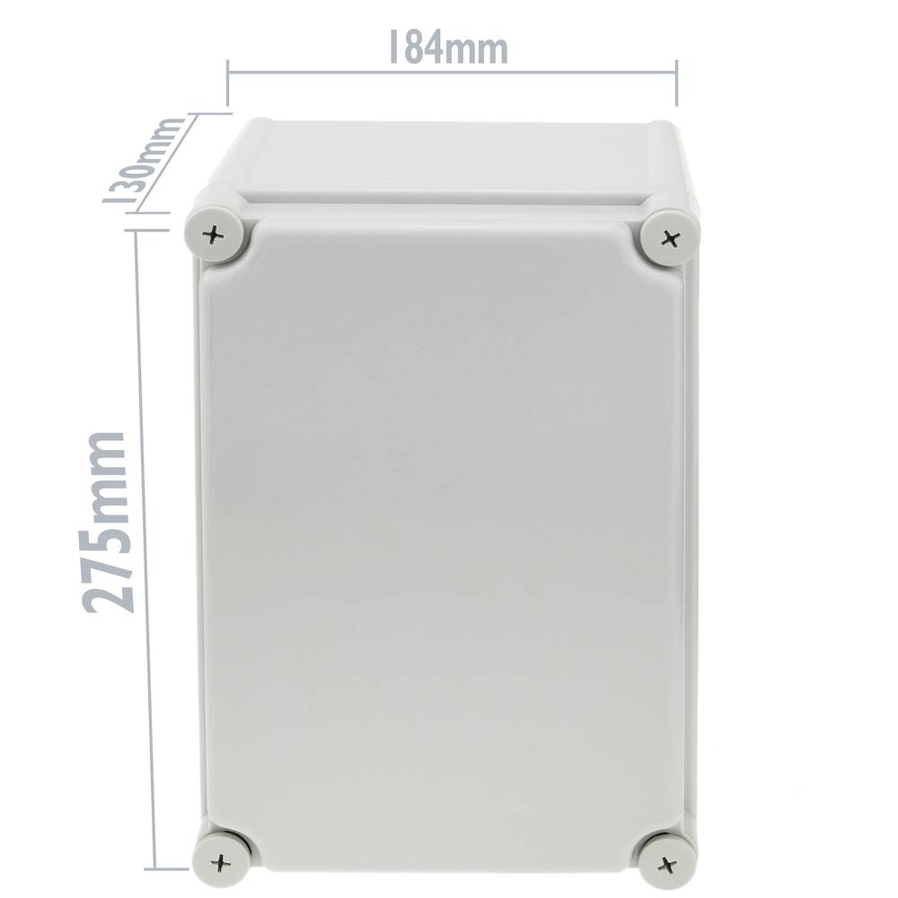 Caixa de connexions elèctriques de plàstic ABS impermeable IP65 275x184x130mm