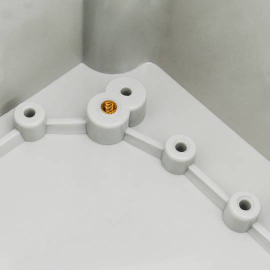 Caixa de connexions elèctriques de plàstic ABS impermeable IP65 275x184x130mm