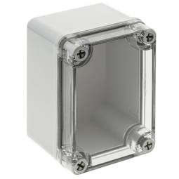 Caixa de connexions elèctriques de plàstic ABS impermeable IP65 transparent 116x77x70mm