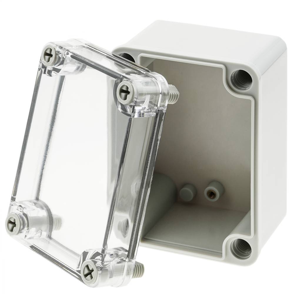 IP65 wodoodporna skrzynka przyłączeniowa z tworzywa sztucznego ABS przezroczysta 116x77x70mm