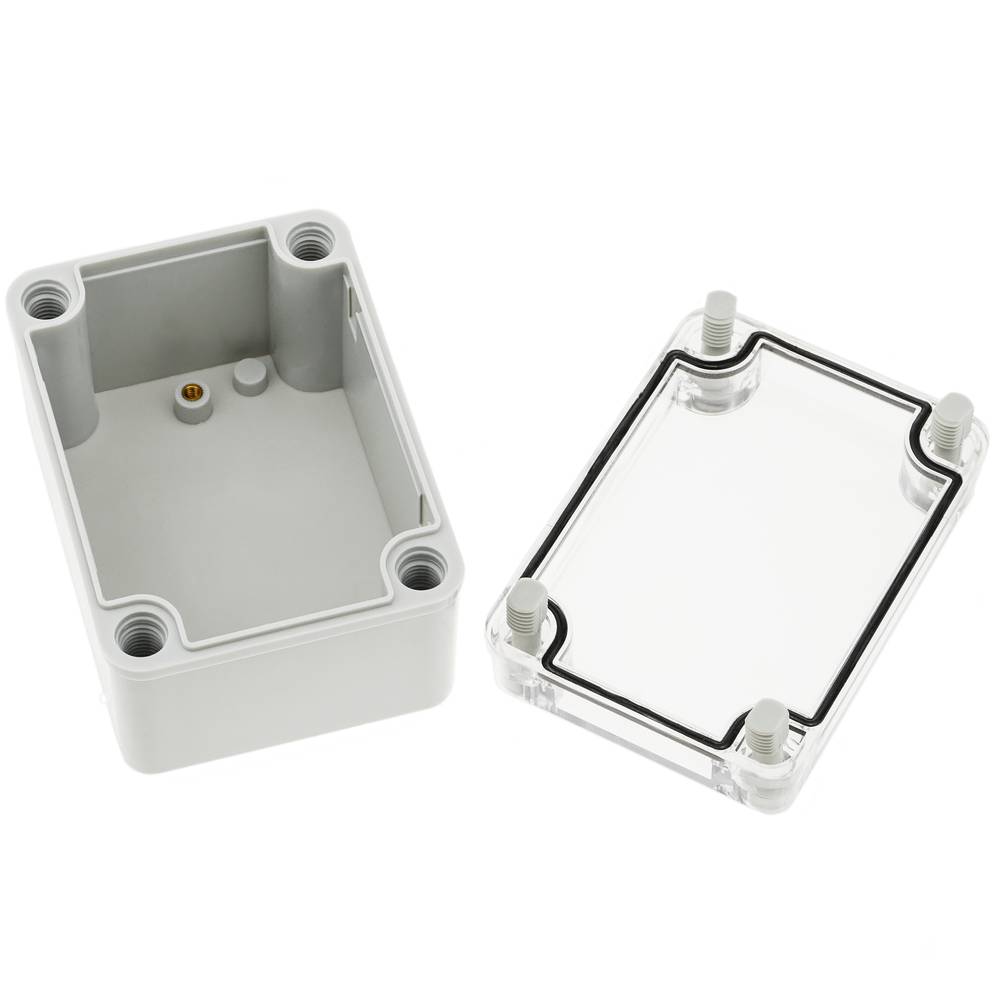 IP65 wodoodporna skrzynka przyłączeniowa z tworzywa sztucznego ABS przezroczysta 116x77x70mm