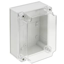 Caixa de connexions elèctriques de plàstic ABS impermeable IP65 transparent 173x126x100mm