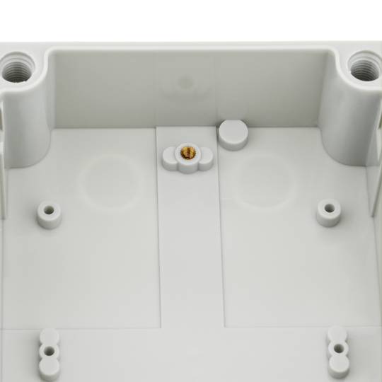 Caixa de connexions elèctriques de plàstic ABS impermeable IP65 transparent 173x126x100mm