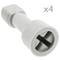 Caixa de connexions elèctriques de plàstic ABS impermeable IP65 transparent 173x126x100mm