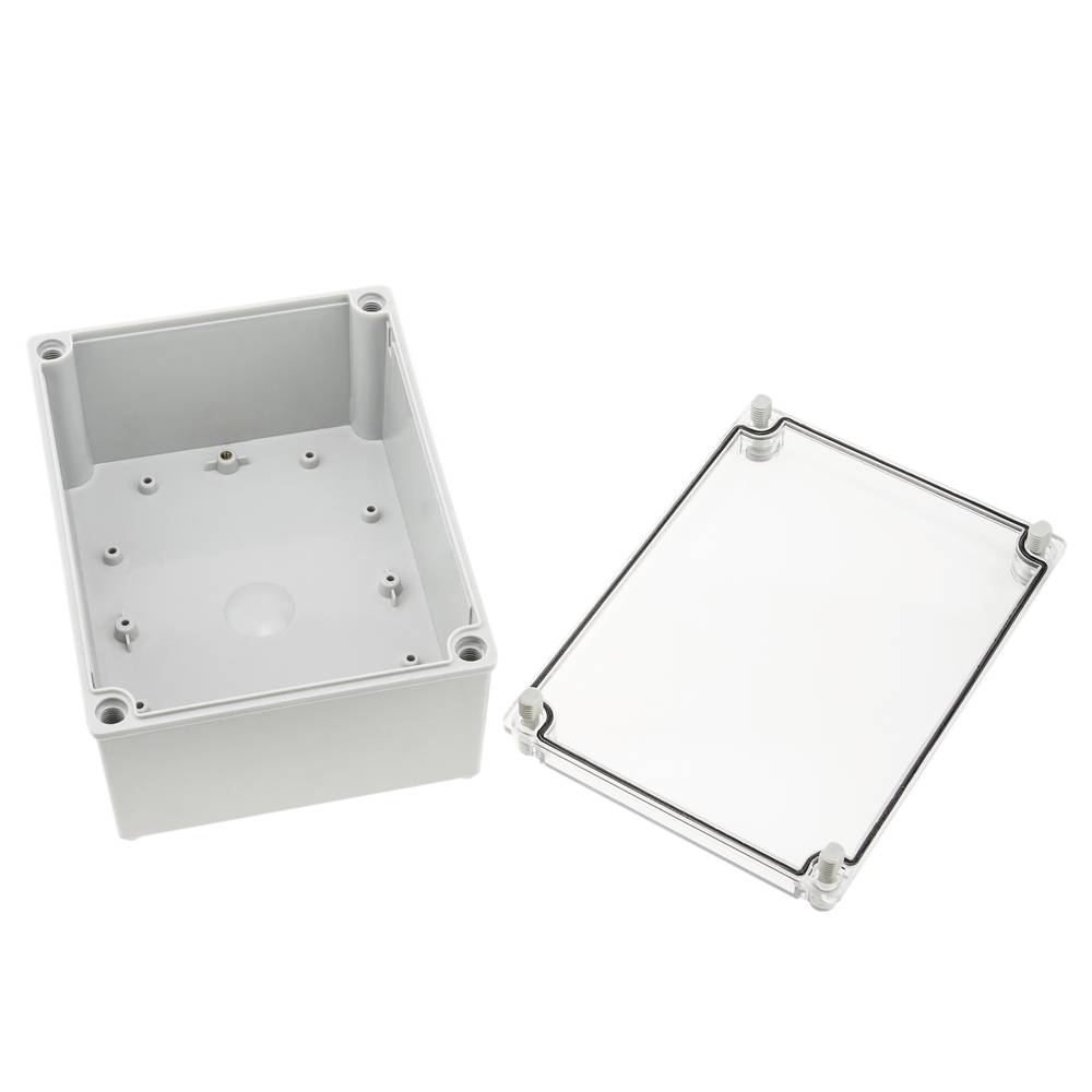 IP65 wodoodporna plastikowa skrzynka przyłączeniowa z tworzywa sztucznego ABS przezroczysta 190x142x100 mm