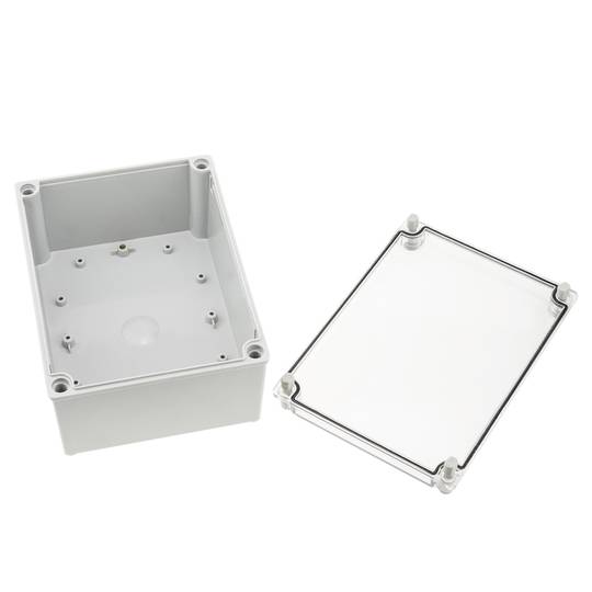 IP65 wodoodporna plastikowa skrzynka przyłączeniowa z tworzywa sztucznego ABS przezroczysta 190x142x100 mm