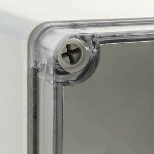 IP65 wodoodporna plastikowa skrzynka przyłączeniowa z tworzywa sztucznego ABS przezroczysta 190x142x100 mm