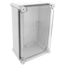 Electrical junction box Plastic waterproof enclosure IP65 Project case transparent 275x184x130mm