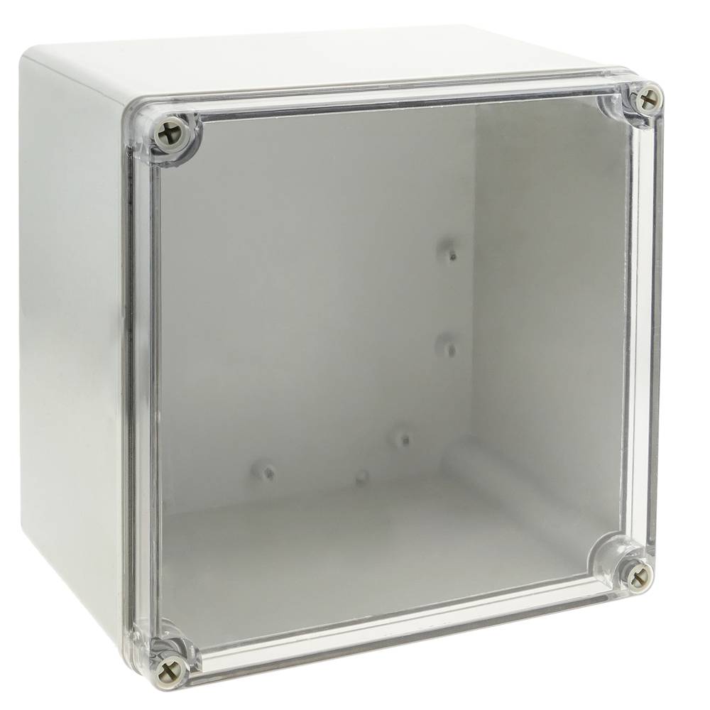 Wasserdicht IP65 ABS Plastik elektronische Gehäuse Box Anschlussdose transparent 196x196x130mm