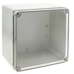 Caixa de connexions elèctriques de plàstic ABS impermeable IP65 transparent 196x196x130mm