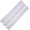 Confezione da 3 guide DIN colore zinco 300mm guida forata 35x7mm