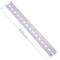 Confezione da 3 guide DIN colore zinco 300mm guida forata 35x7mm