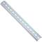 Confezione da 3 guide DIN colore zinco 300mm guida forata 35x7mm