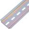 Confezione da 3 guide DIN colore zinco 300mm guida forata 35x7mm