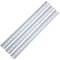 Confezione da 3 guide DIN colore zinco 400mm guida forata 35x7mm