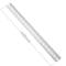 Confezione da 3 guide DIN 400mm color argento guida perforata 35x15mm