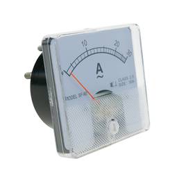 Medidor eléctrico analógico de panel cuadrado 60x60mm 10A amperímetro