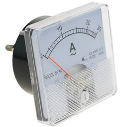 Elektrizitätszähler mit quadratischer Platte 60x60mm 30A Amperemeter