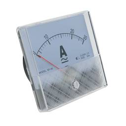 Medidor eléctrico analógico de panel cuadrado 80x80mm 30A amperímetro
