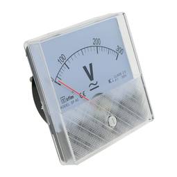 Medidor eléctrico analógico de panel cuadrado 80x80mm 300V voltímetro