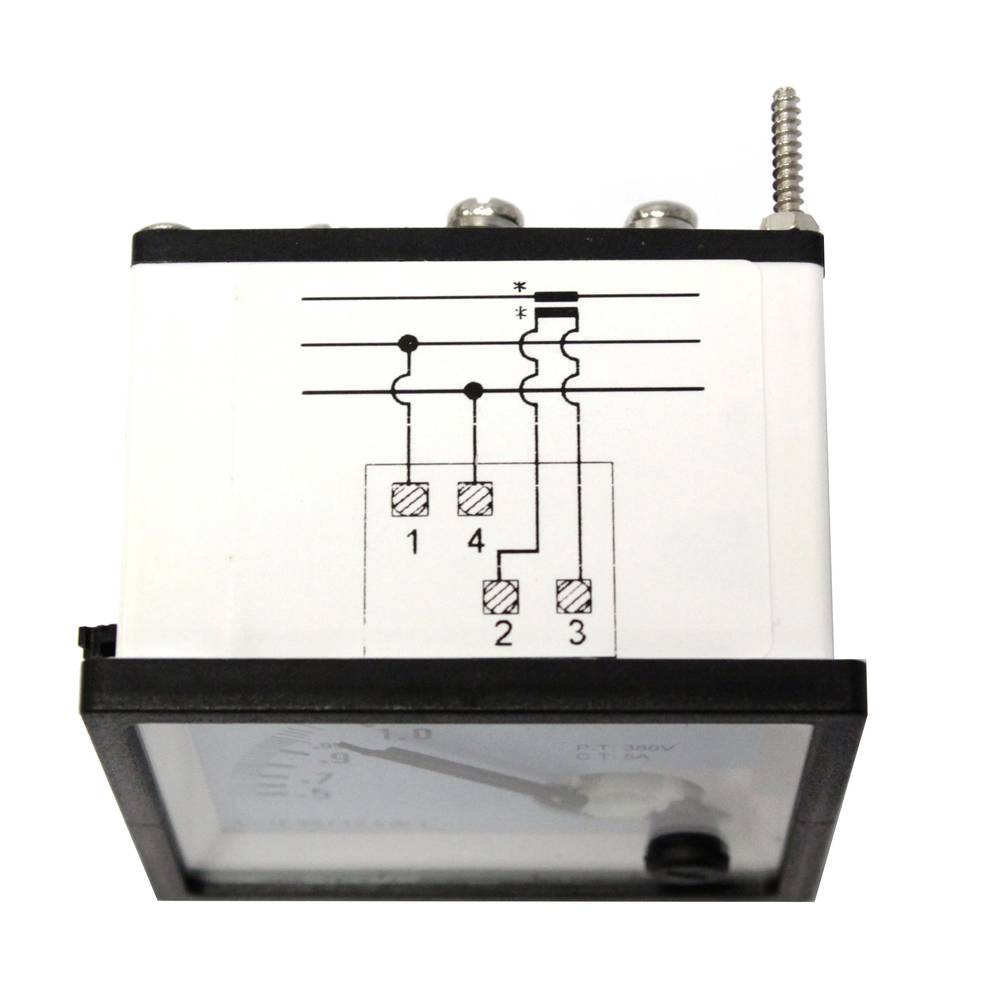 Elektrisches analoges quadratisches Panel Meter 72x72mm Leistungsfaktor Meter