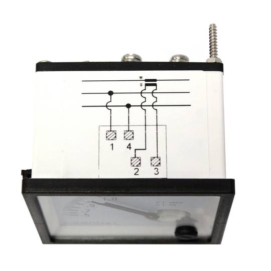Elektrisches analoges quadratisches Panel Meter 72x72mm Leistungsfaktor Meter