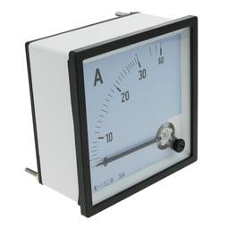 Medidor eléctrico analógico de panel cuadrado 96x96mm 30A amperímetro