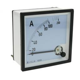 Medidor eléctrico analógico de panel cuadrado 96x96mm 100A 5A amperímetro