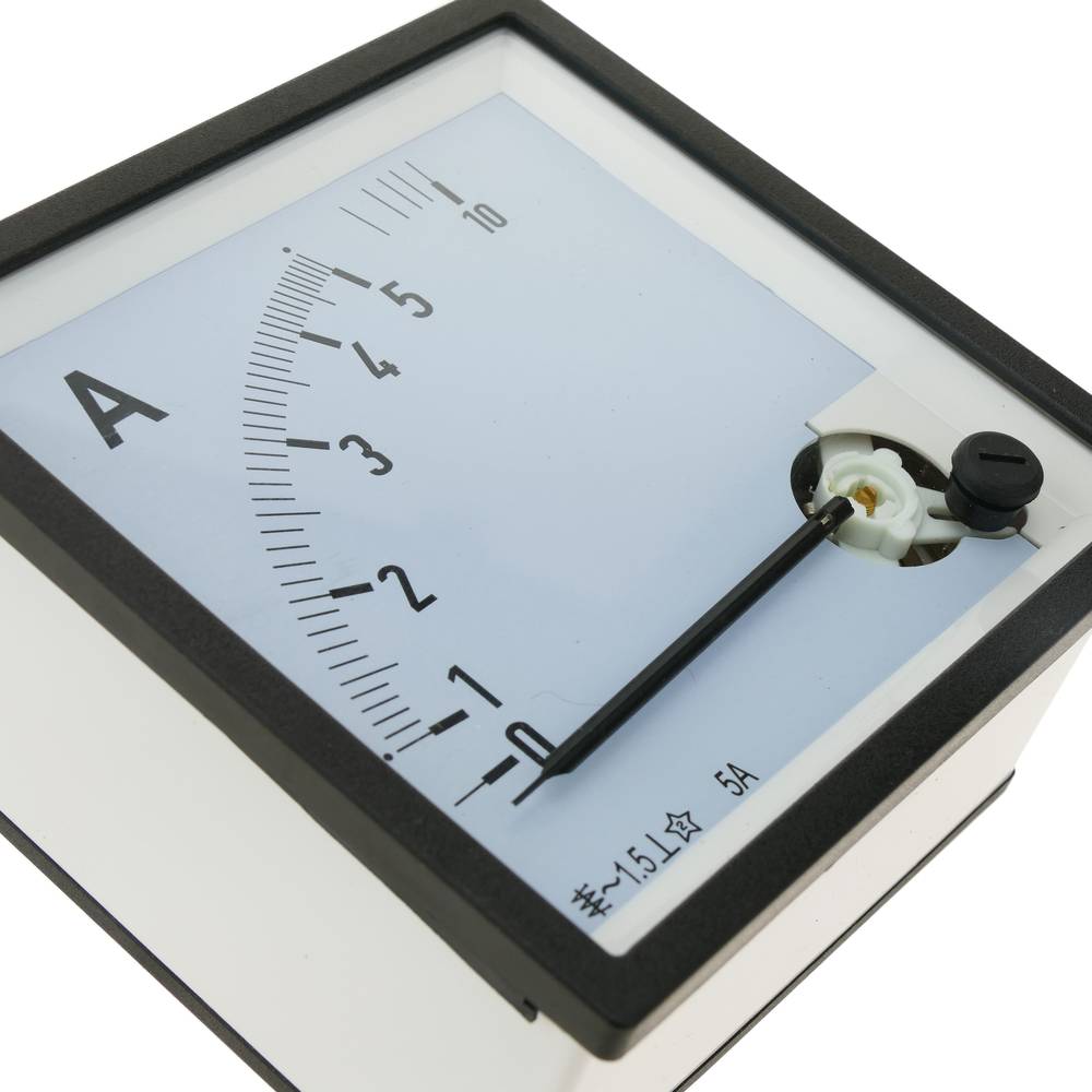 Medidor elétrico analógico de painel quadrado 96x96mm amperímetro 5A 10A