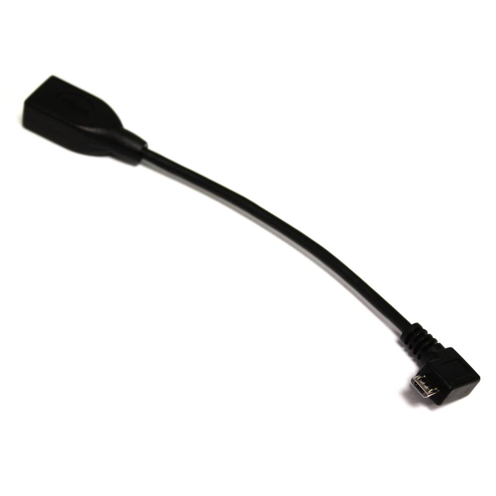 OTG Micro USB-kabel voor smartphones en tablets met hoek