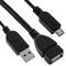 Cable OTG MicroUSB con alimentación para SmartPhones y Tablets