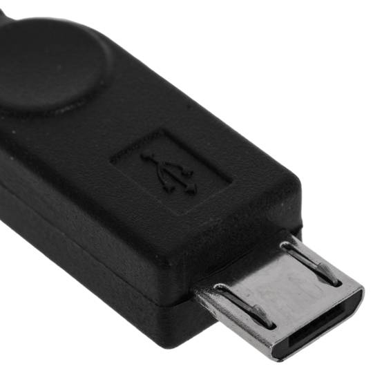 Cable OTG MicroUSB con alimentación para SmartPhones y Tablets