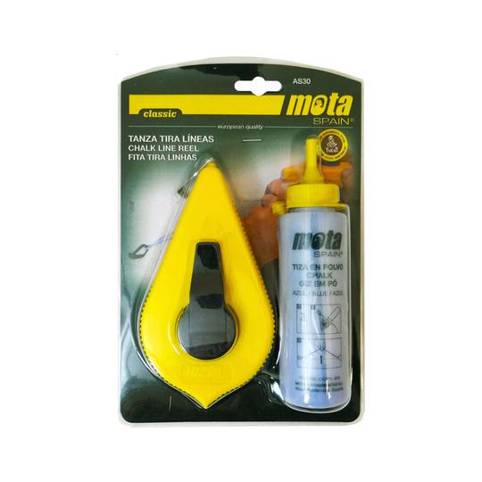 Tracing line with blue chalk blister of Mota AS30