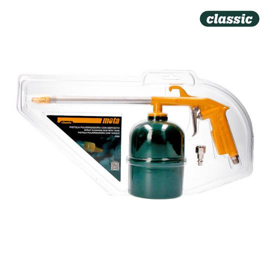 Pistola a spruzzo con serbatoio in metallo PISR Mota