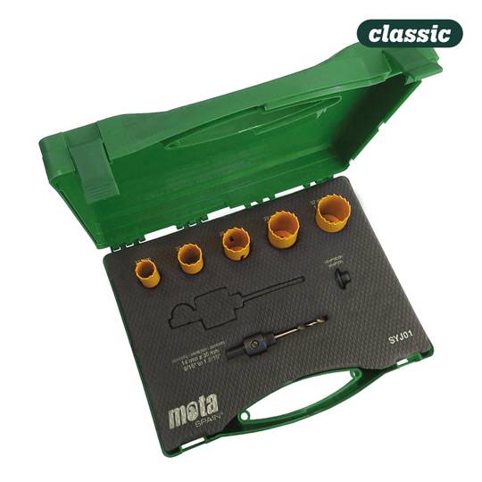 Set gatenzagen met een diameter van 19, 22, 25, 29 en 32 mm Mota SYJ01